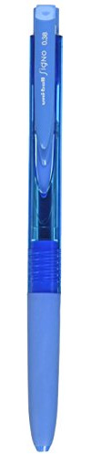 Uni Ball Signo Knock Ballpoint Pen RT1 0.38mm Color, Light Blue (UMN15538.8)