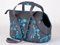 Hundetasche Hundetasche Tragetasche Katzentasche (8 - Grau mit blauen Blumen, 3 - HxBxL - 32x30x50 cm)