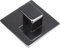blomus -MENOTO- Wandhaken aus poliertem Edelstahl, selbstklebend, Montage ohne Bohren, Bad, Küche, Kleiderhaken, Handtuchhaken, exklusives Badaccessoire (H / B / T: 2,6 x 6 x 6 cm, Edelstahl, 68880)
