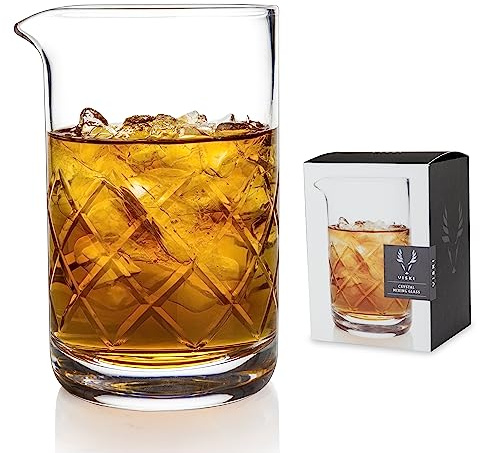 VISKI Professional Lead Free Crystal Mixing Glass