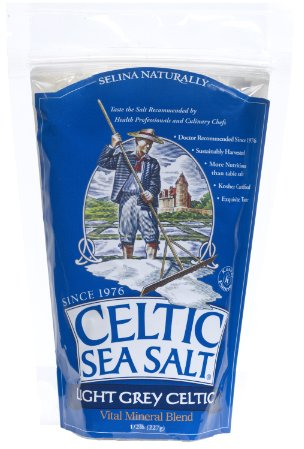 Light Grey Celtic Sea Salt 227g Resealable Bag
