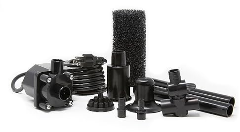 Beckett FR500 500 GPH 38.4 Watt Submersible Water Garden Pond Pump Set