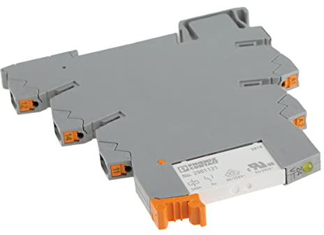 PHOENIX CONTACT PLC-RPT-24DC/21AU PLC-Schnittstelle, Bestehend aus Grundklemme PLC-BPT./21 mit Push-in-Anschluss, 24DC Eingangsnennspannung, 10 Stück