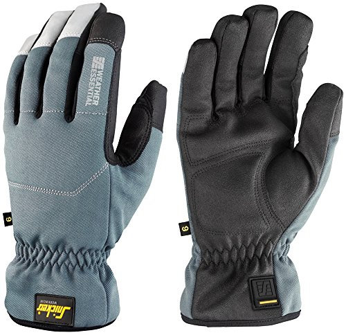 Snickers Wetter Handschuhe Essential, 1 Stück, Größe 8, schwarz/grau, 95780448008
