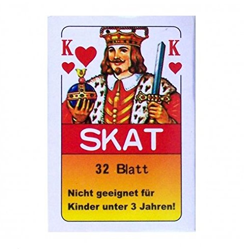 Gravidus 24 x Skat Kartenspiel 32 Blatt Französisches Bild
