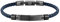 Morellato Bracciale da uomo, Collezione Moody, in pelle, IP nero, acciaio - SQH21