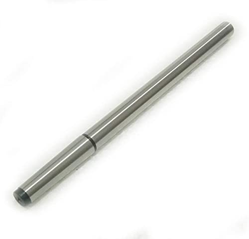 PRAZTECH® Mandrino per test di allineamento del tornio Morse Taper 2 di precisione, lunghezza 283 mm, codolo MT2, estremità maschiata M10, allineamento contropunta