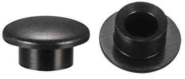 sourcing map Lot de 30 capuchons tactiles pour interrupteur à bouton-poussoir 3,1 mm de diamètre pour interrupteur micro tactile 6 x 6 mm Noir