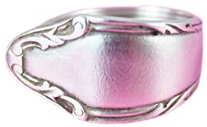 Besteckschmuck, Besteck Schmuck Ring, ca. 57 (18,2) Ring aus Besteck
