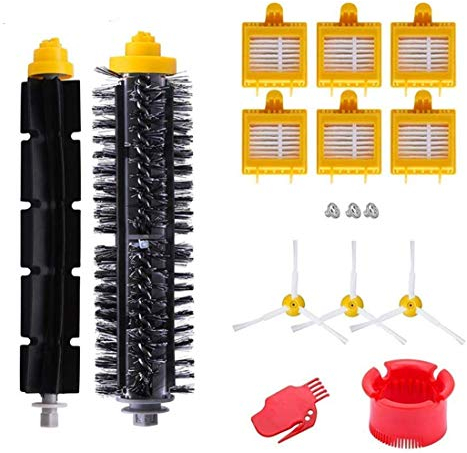 AplusTech Pack Kit Repuestos y Accesorios Filtro y Cepillo Compatible con Aspiradora iRobot Roomba Serie 700 720 750 760 765 770 772 774 775 776 780 782 785 786 790 -Pack de 16PCS