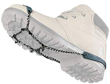 Nortec Steigeisen Easy Made in Italy Praktisch und Leicht für Gelegenheitsgebrauch, Micro Steigeisen mit Etui (Gray, L)