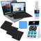 Camkix Mikrofaser-Abdecktuch-Reinigungsset - Kompatibel mit 13 Apple MacBook Air Retina und MacBook Pro - 4X Keyboard Liner, doppelseitiges Tuch, Objektivreinigungstuch-Broschüre, Reinigungsspray