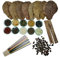 Schmitt Aquaristik Futter-Set für Garnelen und Krebse / Lollies Seemandelbaumblätter Seemandelbaumröhren Erlenzapfen