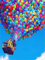 Meecaa Diamond Painting Set Full Bilder Heißluftballon fliegen, 5D Diamant Painting Diamant Malerei mit Zubehör 30x40cm (Ballon)