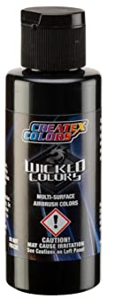 Createx Wicked - W018 High Gloss Black - 60ml Airbrush Farbe 116018