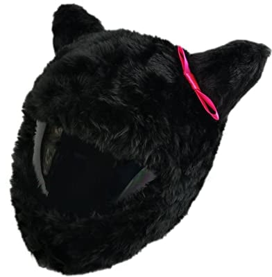 FunnyRiders Motorradhelm Überzug Plüsch Helmüberzug Motorrad - Lustig Motorrad Helm Überzug - Helmüberzug Motorradhelm - Hochwertiger Stoff-Cover Helm Deko