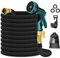 HOHAOO Flexibler Gartenschlauch, 15 m, Schwarz