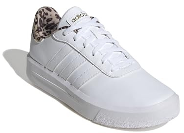 adidas Damen Court Platform Shoes Schuhe, Cloud White/Cloud White/Magic beige, 42 EU