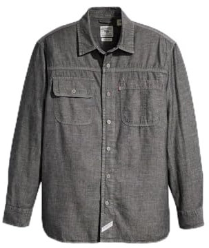 Levi's LS Auburn Worker Blacks, Riley Chambray, M Homme