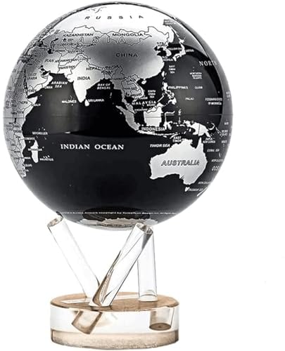 Autobiografischer Globus mit Lichtenergie, AR-Weltglobus mit robuster Basis, pädagogische/geografische Erdkugel-Desktop-Dekoration