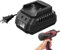 Holdes Chargeur de Batterie pour perceuse électrique, Chargeur de Batterie au Lithium | Chargeur Intelligent au Lithium-ION Haute Puissance 21 V - Chargeur de Batterie pour Outils électriques