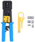 Network Cable Crimp Pliers ,Ratchet Crimper RJ Connector Crimping Tool Ethernet Crimping Tool Wire Rope Crimping Tool Kit Wire Crimp Pliers for 8P 6P RJ Connector