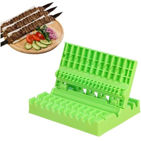 Moule manuel pour kebab, brochettes et brochettes à kebab, outils multifonctions faciles pour griller, brochettes à viande, légumes, gadget de barbecue,