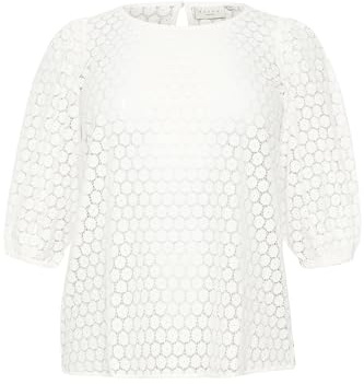 KAFFE CURVE Langarm-Bluse KClorena 3/4 Ärmel