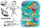 Beauty Fish Conch Qualle Stempel für Kartenherstellung DIY Scrapbooking Thalassophile Wörter Transparent Silikon Siegel Stempel Stempel für Papierbasteln Kunst Handwerk Projekte Scrapbook Fotoalbum