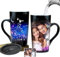 Aayahakawa Mug magique personnalisé avec photo - Collage thermique - Tasse à café et thé - Photo personnalisée - 500 ml