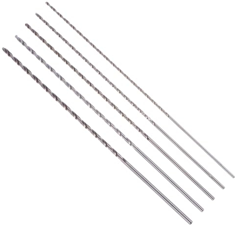HOMSFOU 5stücke Bohrer Set Aus Hochgeschwindigkeits-stahl Extra Lange Schlangenbohrer Für Metall Lochsägenzubehör Mit Schnellwechseladapter Für Elektrowerkzeuge