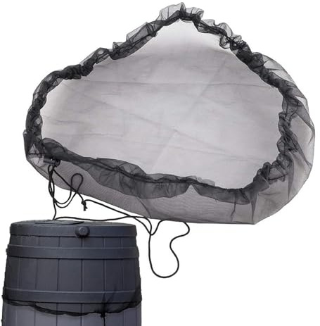 Regentonnen Netz - Regentonne Abdeckung | Verstellbares Regentonnennetz | Regentonne Schutzabdeckung | Schutznetz | Regenfass Wasserfass Abdeckung | Outdoor-Garten-Regeneimerfässer