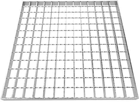 BomDog Rejilla Deo Galvanizado para Desagüe, Cubierta para Desagüe, Rejilla Rectangular para Desagüe de Suelo/Sier/50X40X3Cm