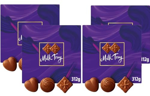 Milk Tray Chocolate Box 312g - An Assortment of Milk Chocolates - cdb (4 x Boxes)