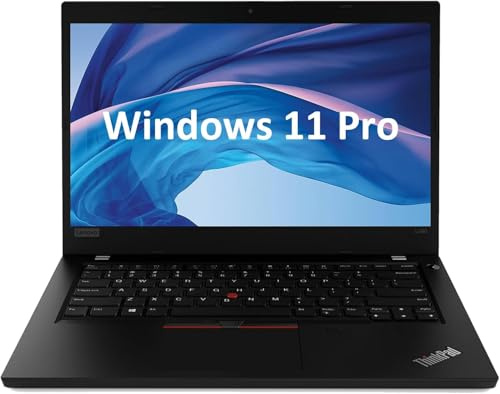 Lenovo Thinkpad L490 Ordinateur portable professionnel, écran de 14, Intel Core i5-8265U, 8 Go de RAM, 256 Go SSD, clavier QWERTY, Windows 11 Pro (renouvelé)