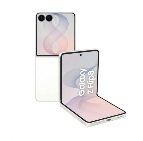 Samsung Galaxy Z Flip8 AI Smartphone, 512 GB Speicher, 12 GB RAM, Cream | Android Handy, 50 MP Kamera, Freihand-Selfies, 4300 mAh Akku, Now Brief, Foto-Assistent, personalisierbares Frontdisplay