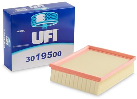 UFI Filters, Filtro de Aire 30.195.00 | de Recambio, Apto para Coches, Apto para Modelos Renault Clio, Espace IV, Grand Espace IV, Laguna II, Vel Satis