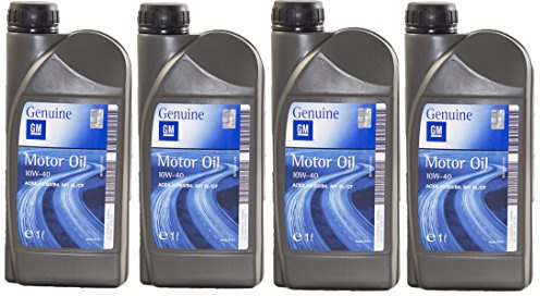 Motoröl Semisynthetik - Genuine GM Opel 10W-40, 4 lts (4x1 lt)