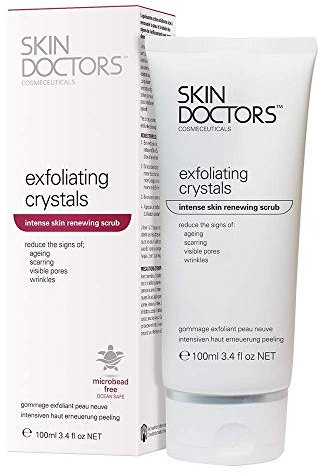 Skin Doctors Exfoliating Crystals | Face Scrub | Body Scrub | Exfoliating Cream | Microbead-free I Renewing Scrub I 100ml