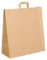 5 Sacs papier poignée renforcée marron 36 LITRES 47 cm haut x 45 large x 17 cm soufflet cabas boutique solide résistant sac vente à emporter sac magasin sac sac commerce sac cadeau emballage