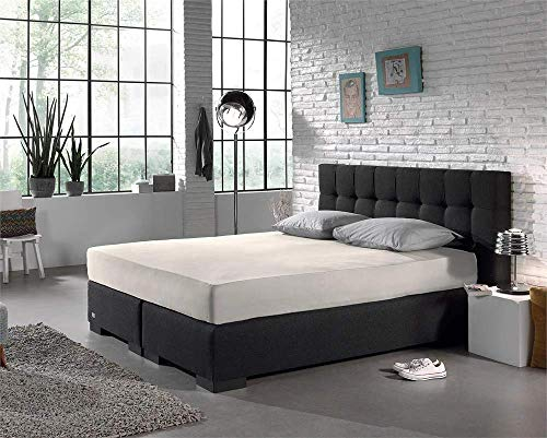 Sleeptime Spannbettlaken, Jersey Spannbetttuch, 80x200-90x200-100x200 cm, Beige