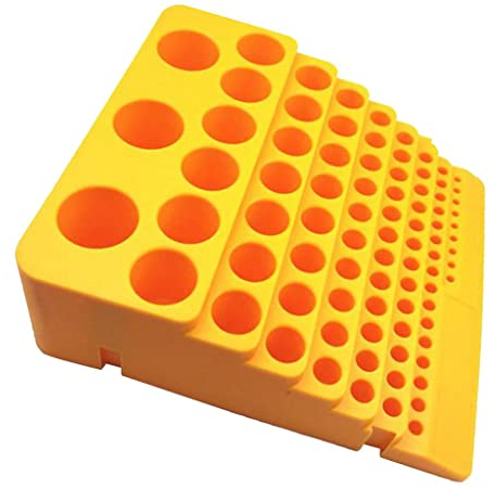 1 Stück Drehwerkzeug-Halter, Organizer-Box aus Thermoplast, Gelbe Aufbewahrung für Werkzeugzubehör, Effizientes Werkzeugmanagement für Werkstätten und Einzelstudios