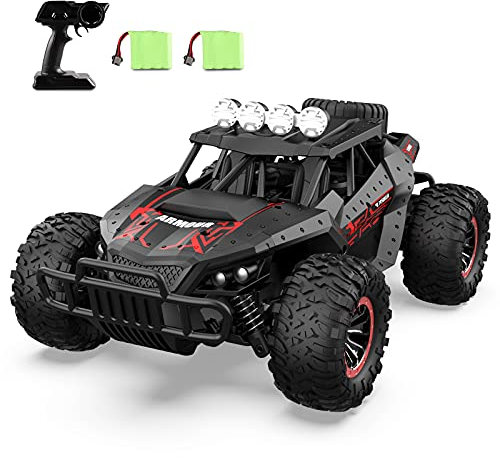 Macchina Telecomandata 2,4GHz con Due Batterie di 70 minuti Auto Telecomandata Alta Velocità Off Road Vehicle 20KM / H RC Auto 1:16 di Tutto Terreno,Perfetto Regalo per Bambini e Ragazzi