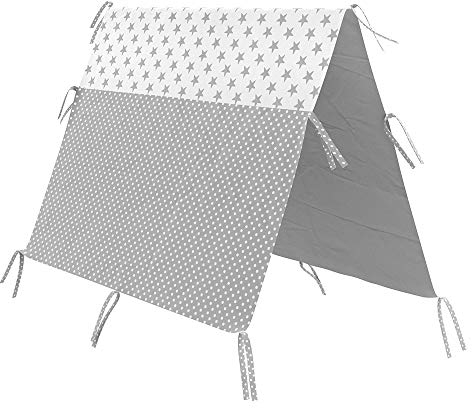 VitaliSpa Überwurf Kinderbett Indianerzelt für Tipi Bett Zeltbett Zelt (80x160cm)
