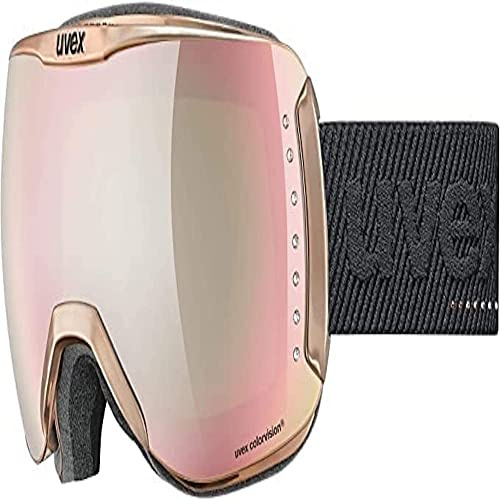 uvex dh 2100 WE Glamour - Skibrille für Damen und Herren - konstraststeigernd - verzerrungsfreie Sicht