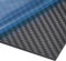 sourcing map Carbono Fibra Placa Panel Hojas 150mm x 125mm x 3mm Carbono Fibra Tablero (Sarga Mate)