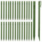 DUDNJC Lot de 30 piquets d'ancrage en plastique robustes, piquets d'ancrage paysager pour maintenir les filets de jardin, les bordures de pelouse et les couvertures contre les mauvaises herbes (vert)