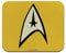 Star Trek Command Shield Low Profile Thin Rubber Mouse Pad Mousepad
