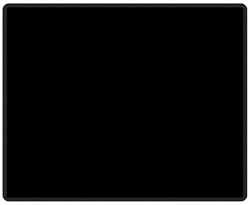 Qisan Gaming Mouse Pad/Mat for Computer Laptop 10.23x8.26x0.08 Keyboard Pad Desk Pad with Anti-slip Rubber Base Rectangle Mouse Pad Mat-Black