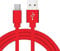 Galaxy A56 A36 / A55 / A52s 5G / A33 5G / A53 5G Nylon double Braided USB C Charger Lead Fast Charging Cable 1M High Durability Compatible for Samsung Galaxy A52s A33 A53 (RED)